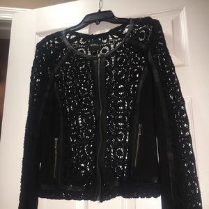 Black Mesh XOXO jacket size XL